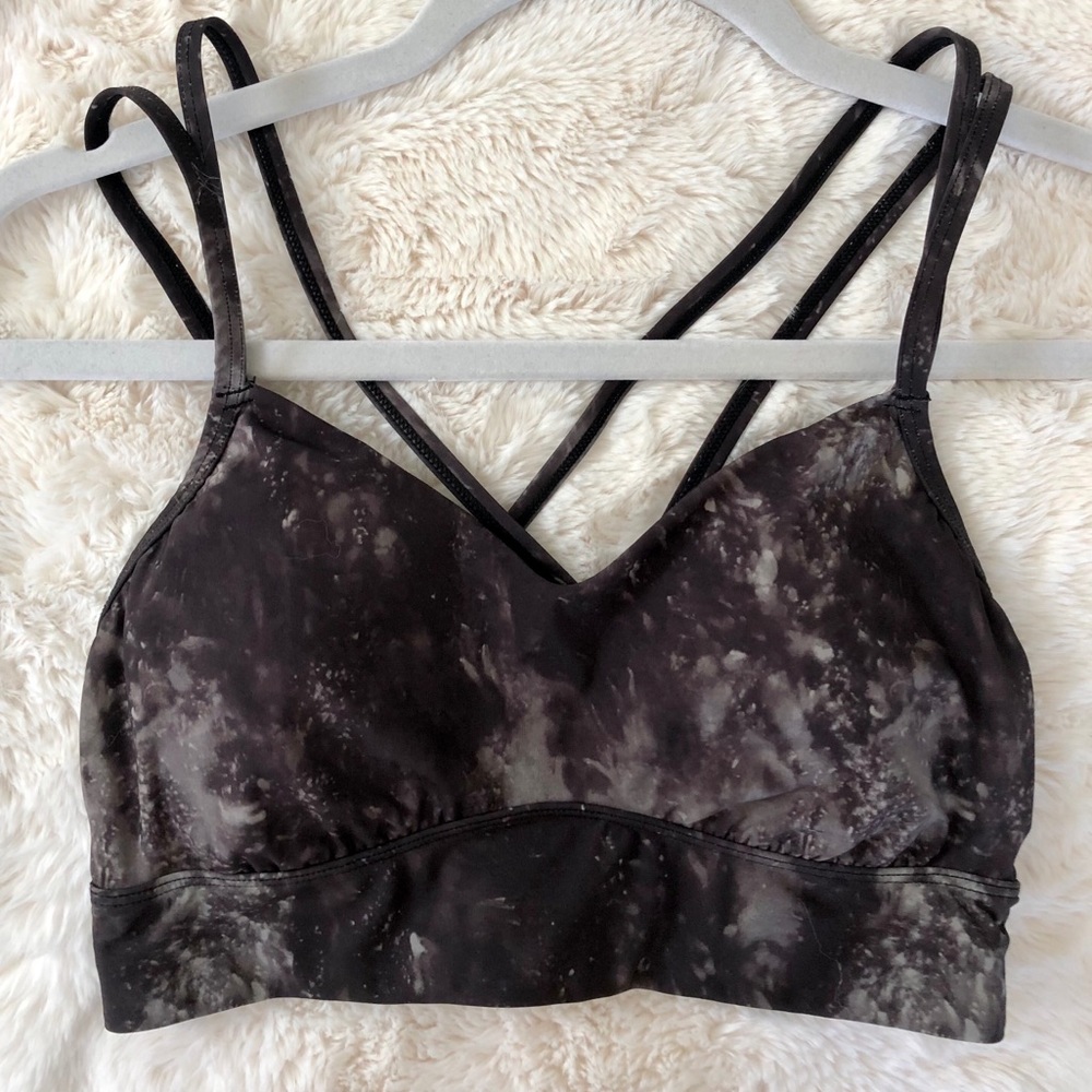 Cute strappy sports bra